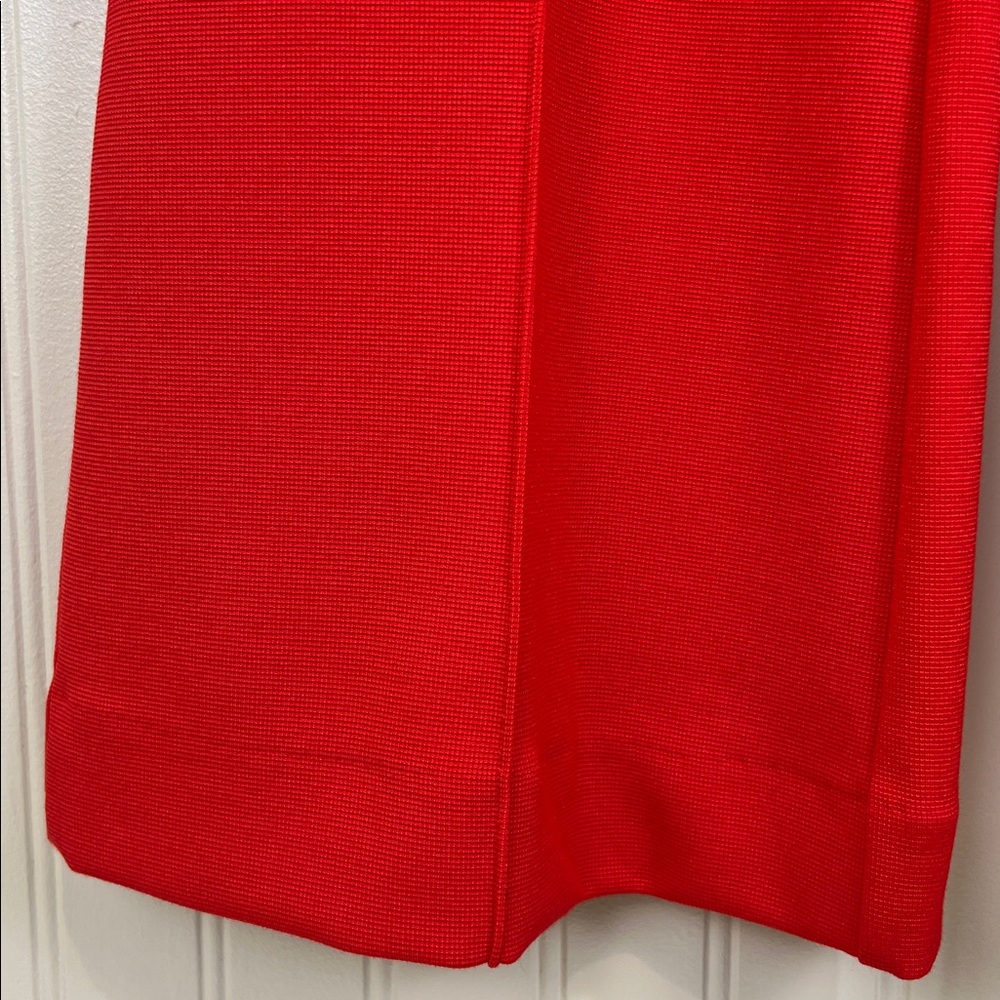 NWT Anthropologie Maeve The Margot Kick Flare Cropped Textured Red Pants XLP - Picture 4 of 11